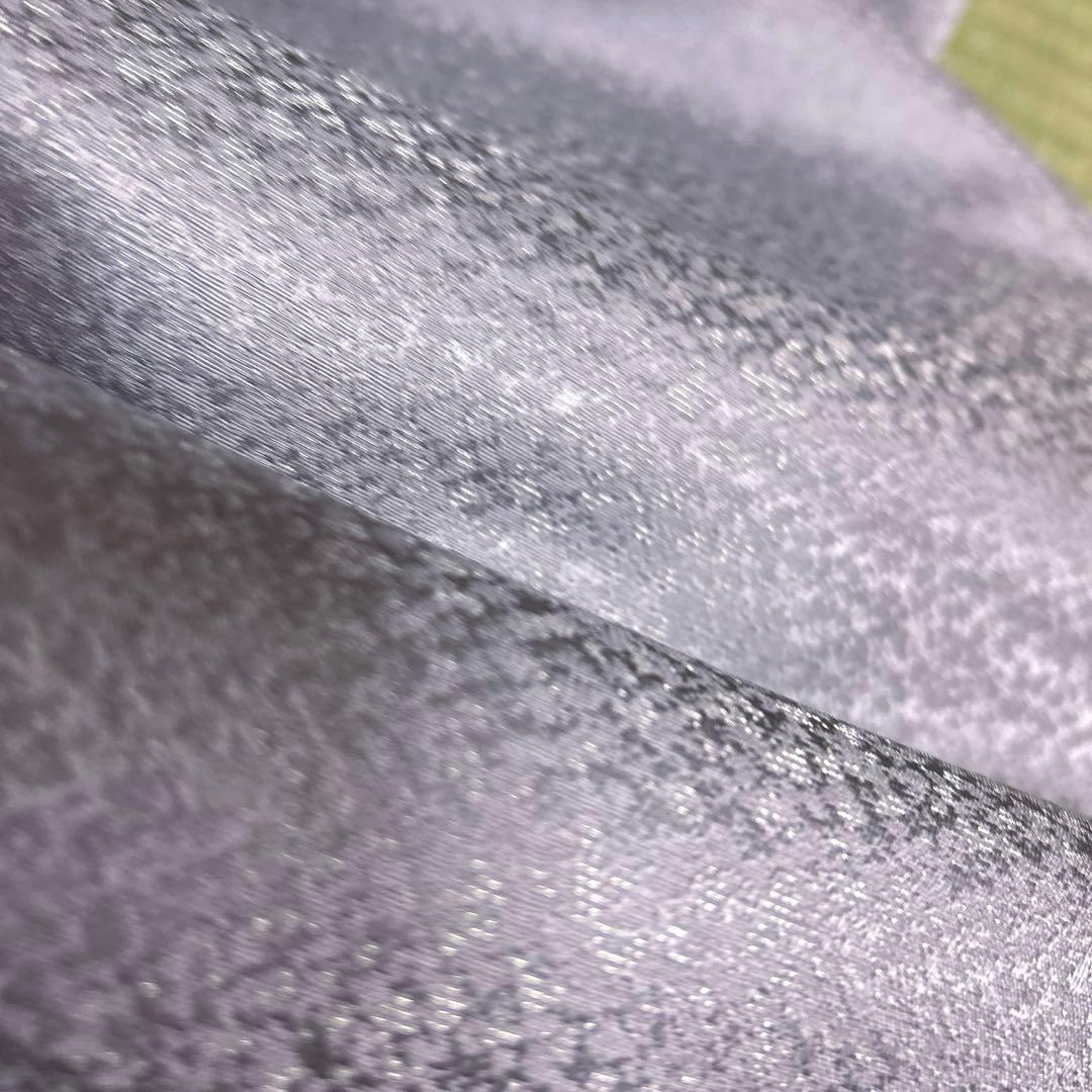 正絹　袋帯《流れ　花々》