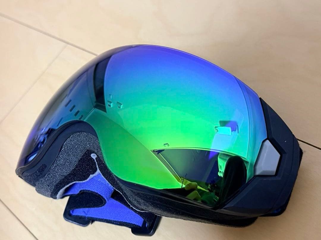 Abom HEET フラッシュグリーンミラー 美品 電熱ゴーグル 激レア