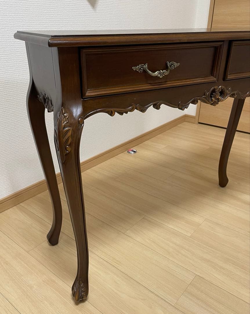 コンソール テーブル 机 アンティーク ロココ 家具 フレンチヨーロッパ
