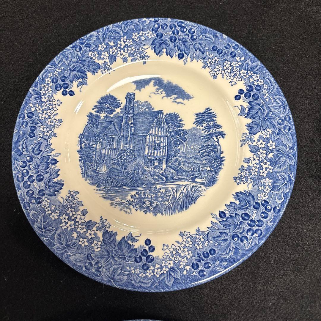 ウエッジウッド　ロマンティックイングランド　デザートプレート　4枚　希少