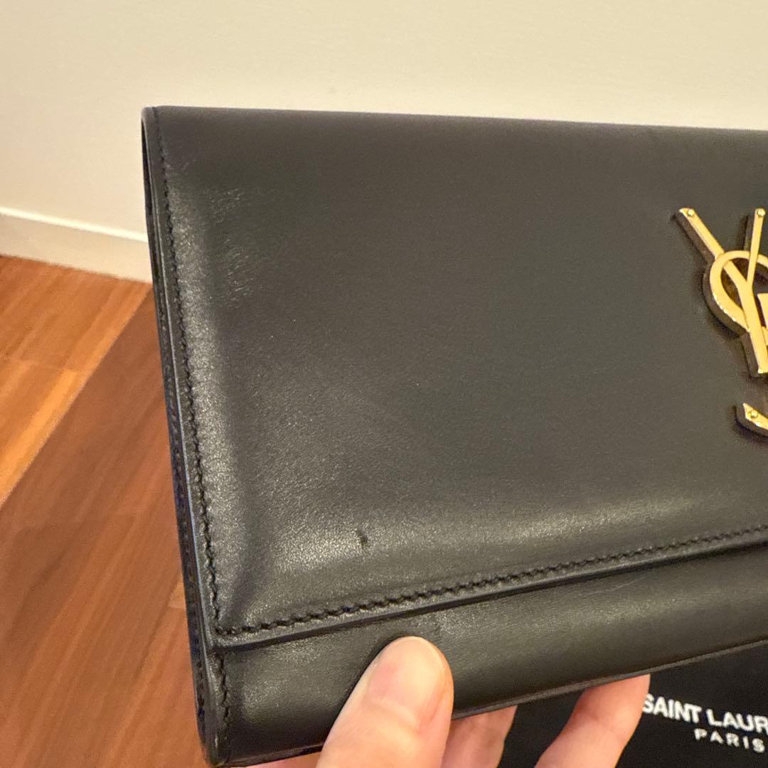 SAINT LAURENT ブラック クラッチバッグ