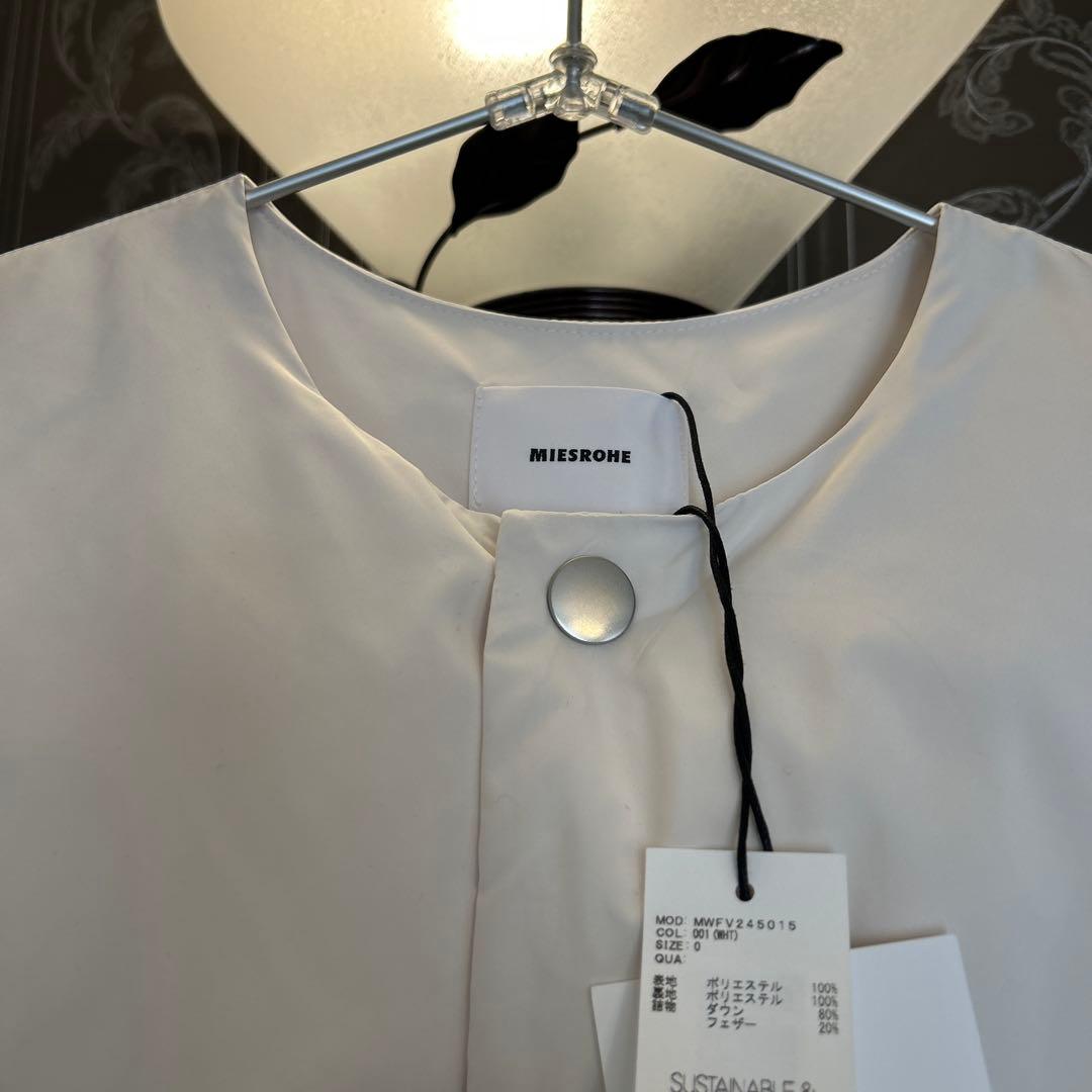 PS★未使用品★ MIESROHE★ｒｅｃｙｃｌｅミディダウンベスト