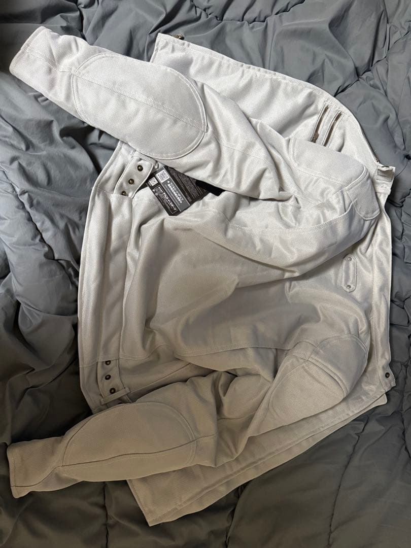 ラフアンドロード ライディングZIPメッシュジャケット シルバー LRR7313