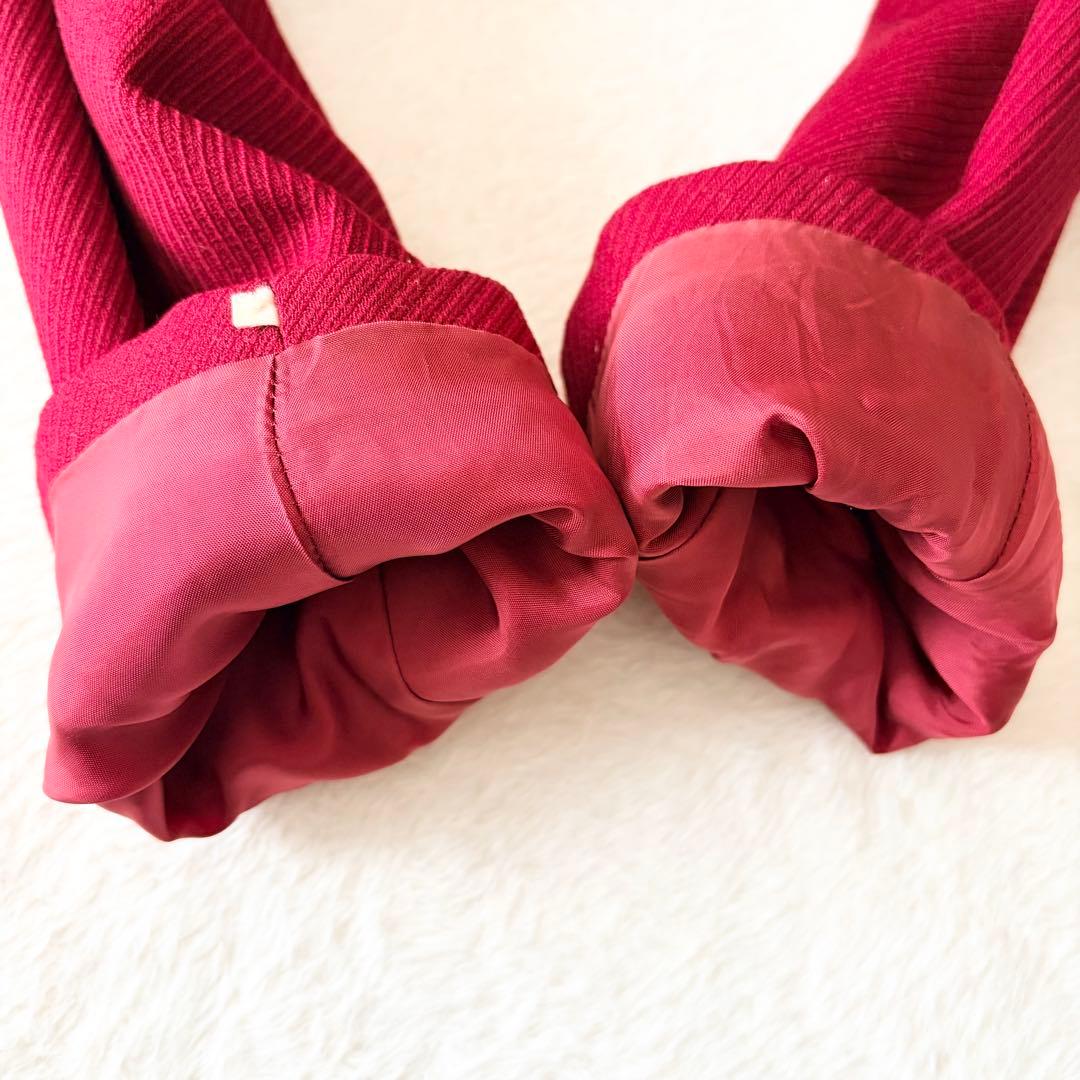 6274 希少✨ イヴサンローラン チェスターコート 9 レッド ウール100%