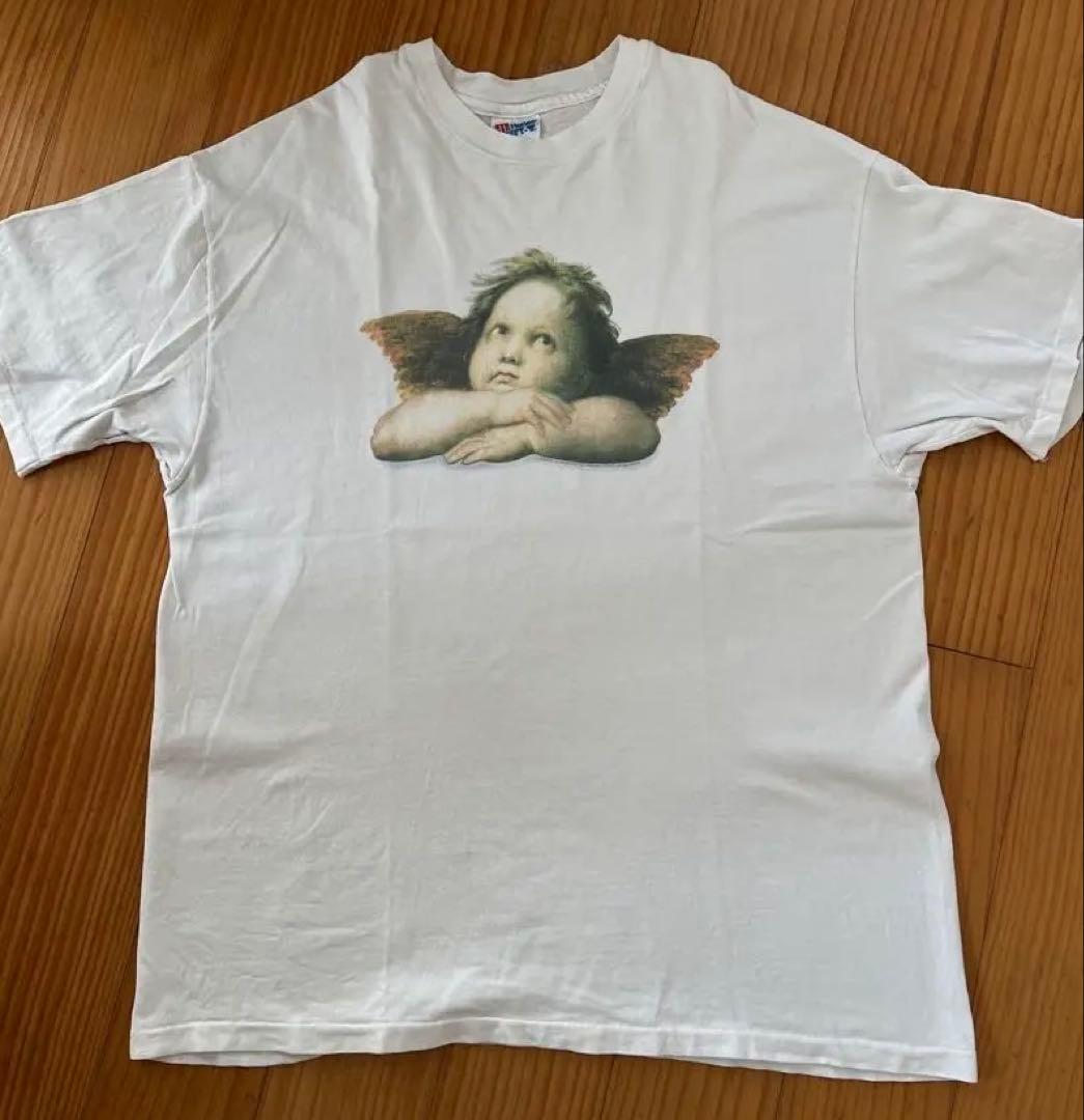 90s Hanes ラファエロアートTシャツ システィーナの聖母　ヴィンテージ