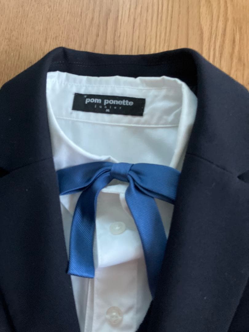 ⭐︎専用ポンポネットジュニア　M150 ウール100% 卒業式スーツ　カーディガン