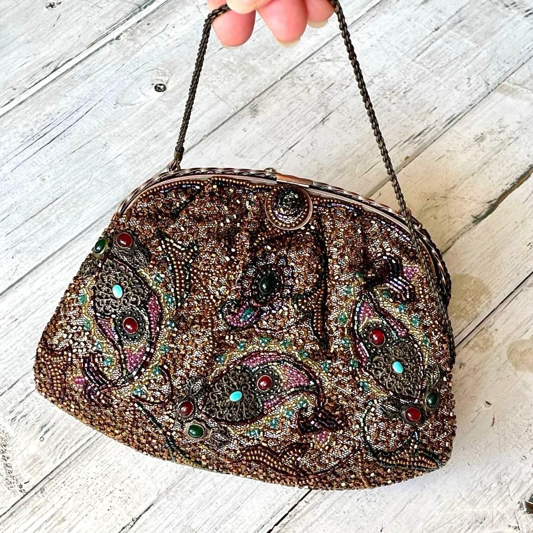 Lumy ビーズ刺繍 パーティーバッグ クラッチバッグ ビジュー