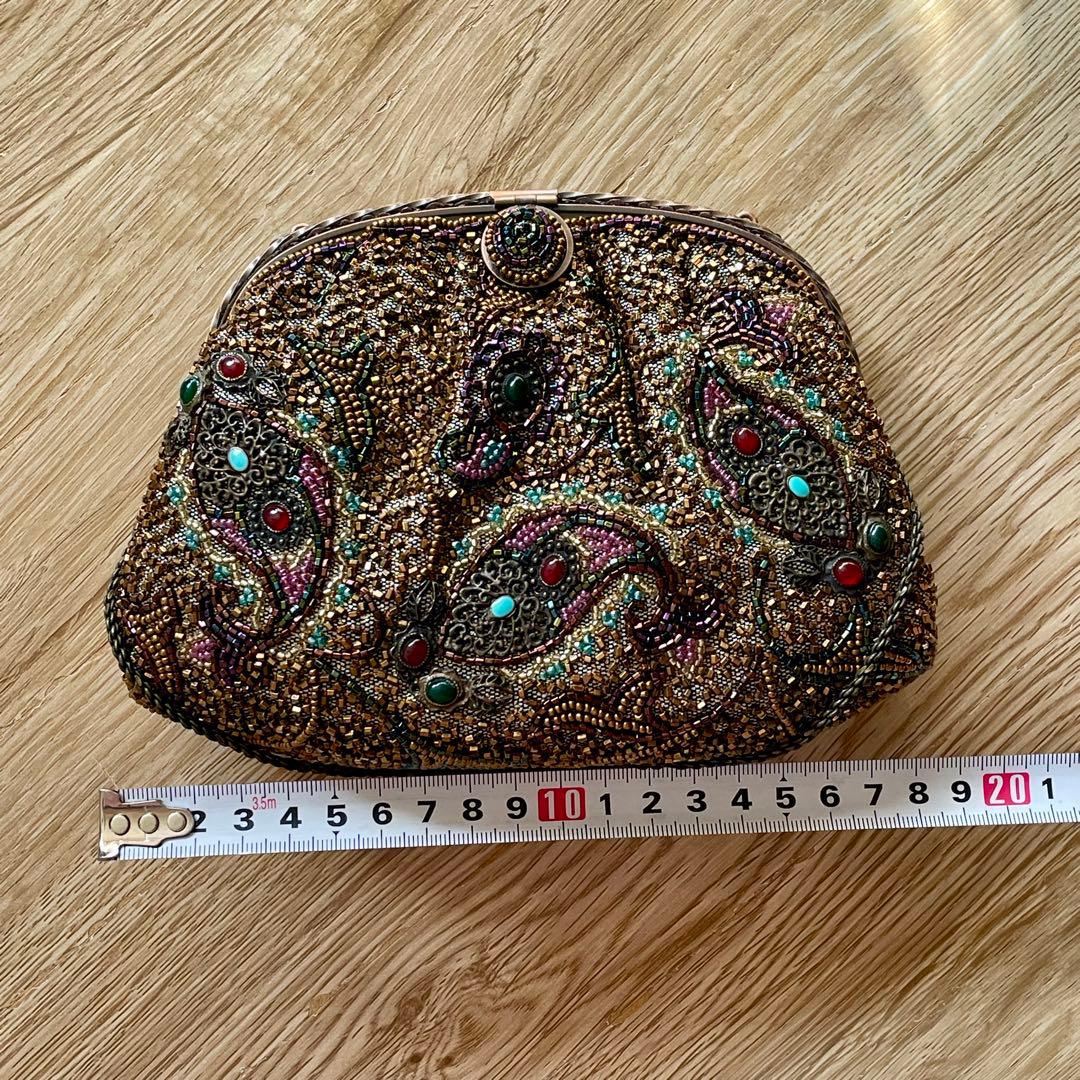 Lumy ビーズ刺繍 パーティーバッグ クラッチバッグ ビジュー