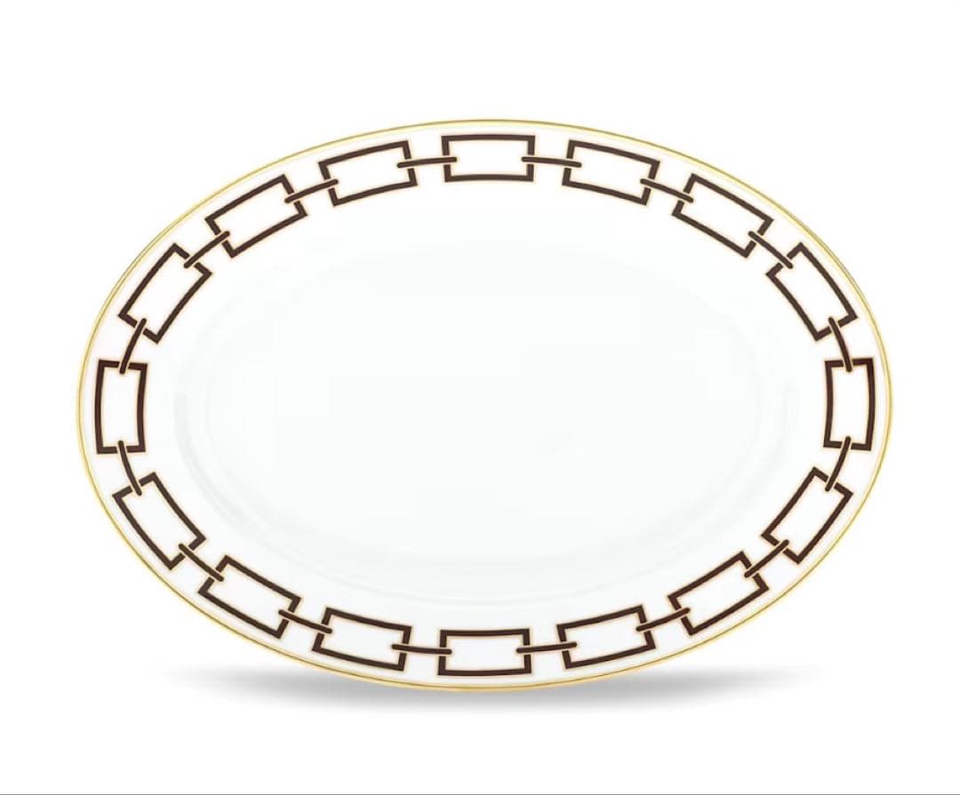 【新品】リチャード・ジノリ カテーネ　オーバルプラターとラウンドボックスセット