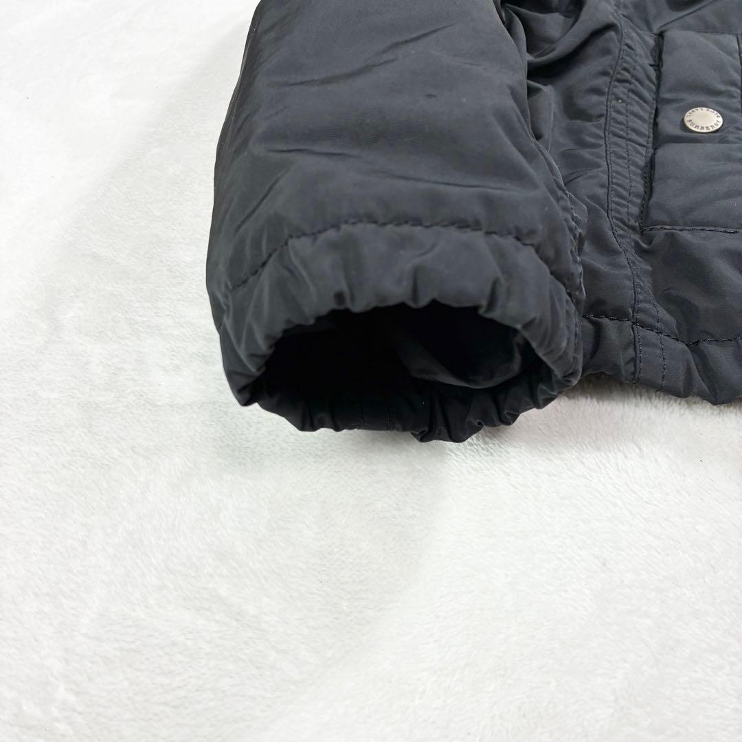 最終価格✨バーバリーブルーレーベル フーデット ブルゾン ノバチェック ファー付