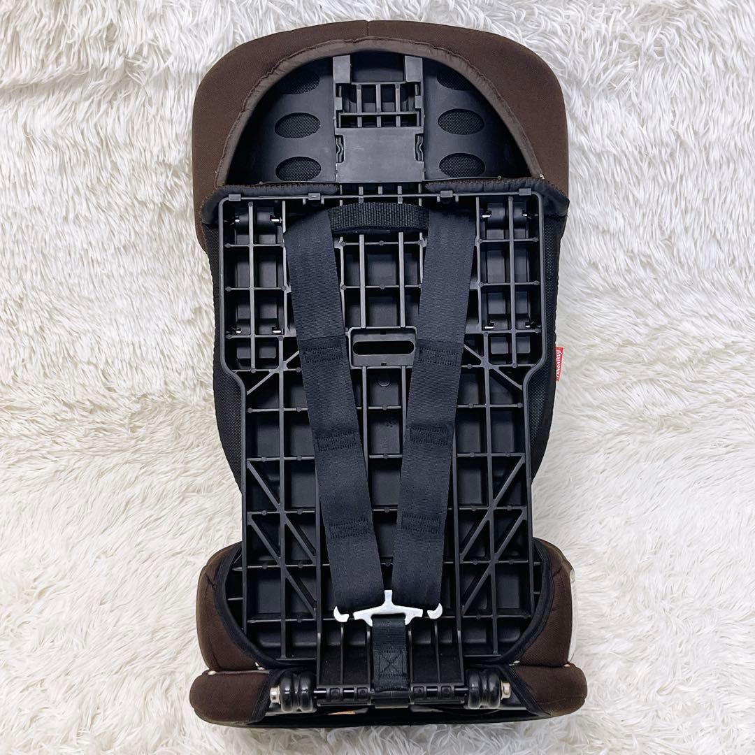 日本育児 トラベルベスト ECプラス ブラウン ボーダー ジュニアシート