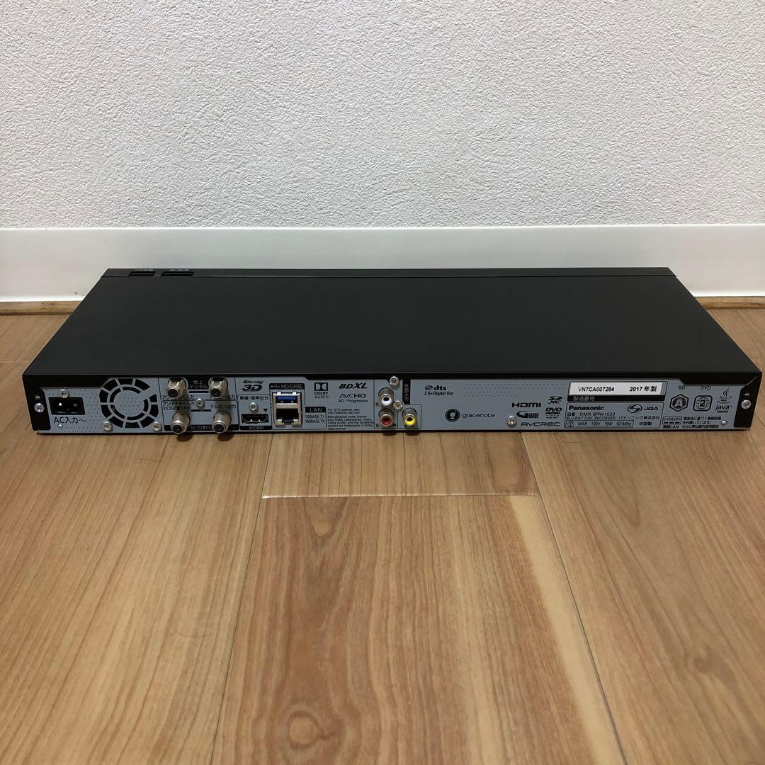 DMR-BRW1020 BDレコーダー Panasonic 2017年製