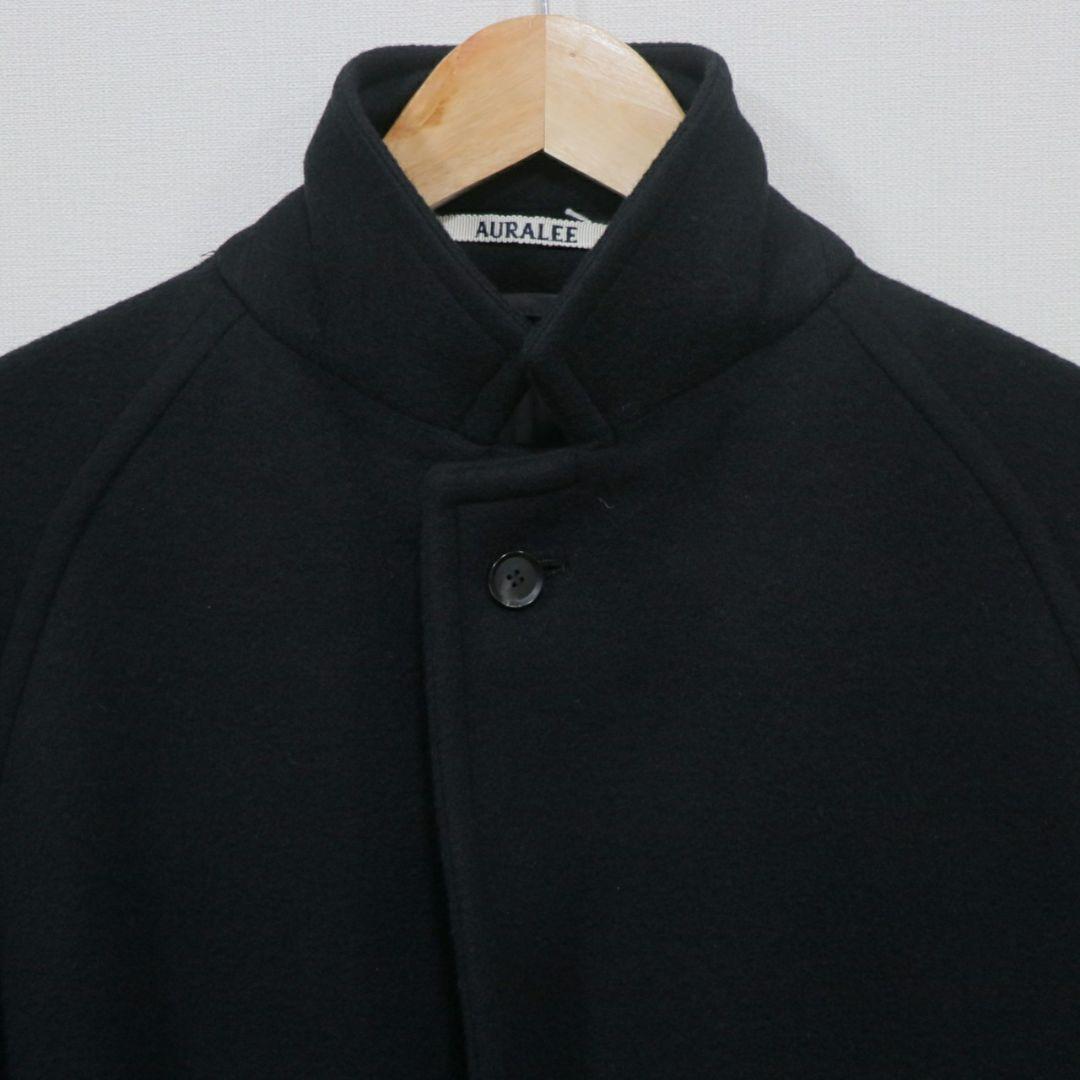 AURALEE 19AW カシミヤウールモッサー チェスターフィールドコート