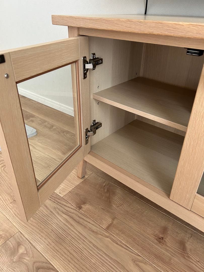 ニトリ　テレビ台　テレビボード　ローボード　オーランド120 無垢材