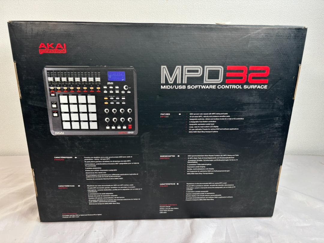 AKAI アカイ-MPD32 MIDIパッドコントローラー -新品未使用