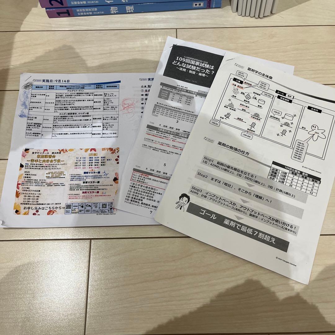 青本　青問　薬ゼミ　110回　セット　山かけ 教材付き　薬剤師国家試験