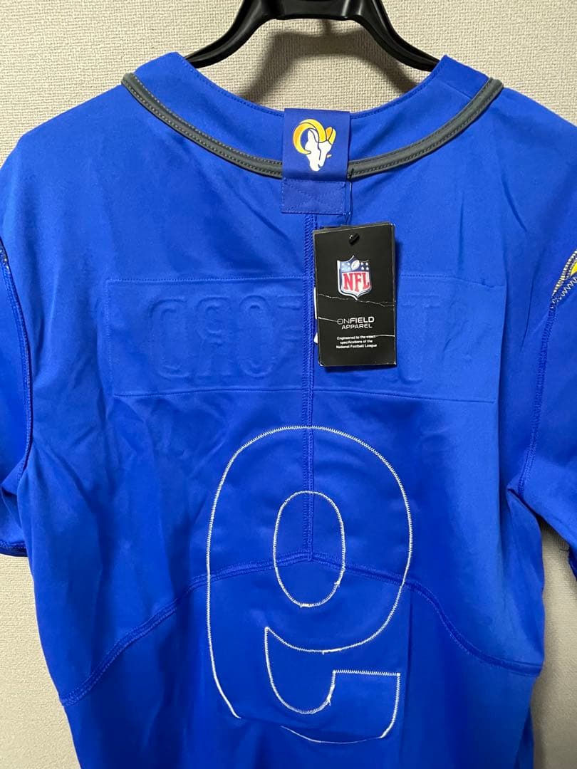 【1品限定】 ロサンゼルス・ラムズ 9ユニフォームMサイズ(日本サイズL)