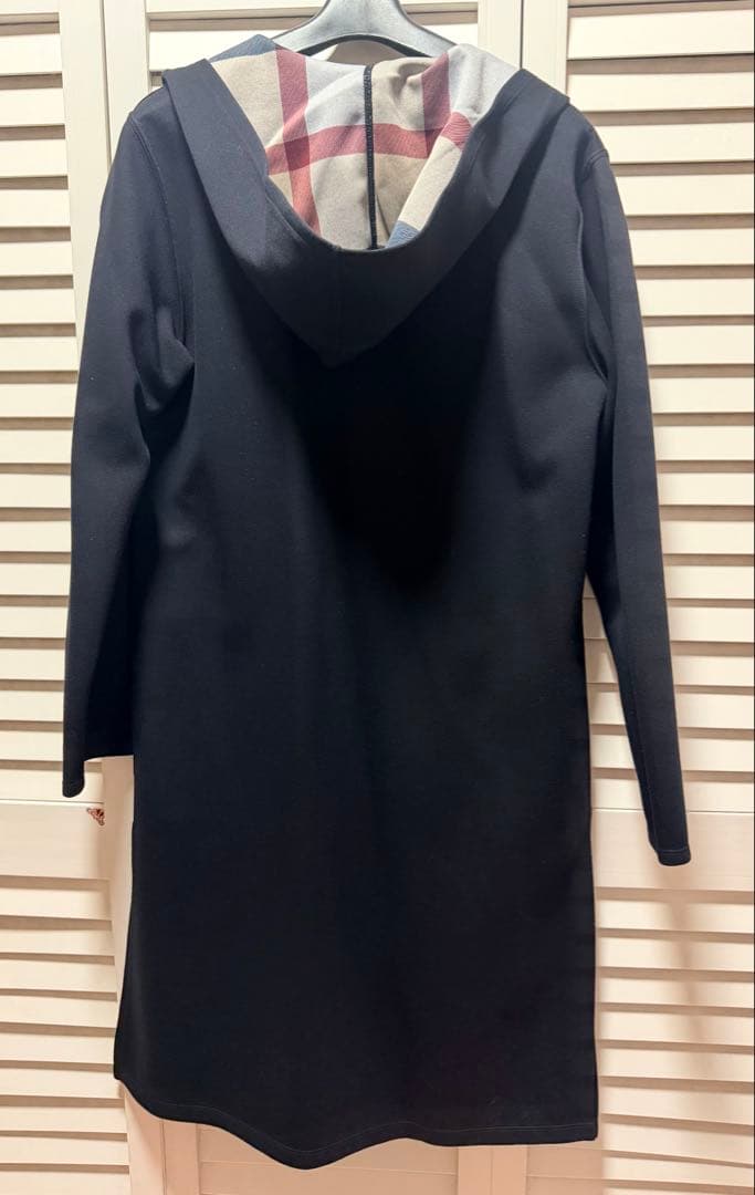 ブルーレーベルクレストブリッジ チェックリバーシブル　コーディガン　コート　新品