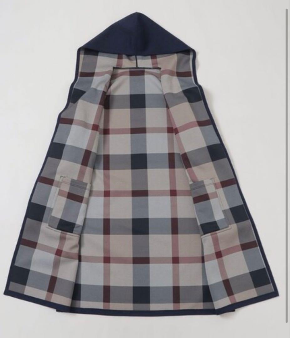 ブルーレーベルクレストブリッジ チェックリバーシブル　コーディガン　コート　新品