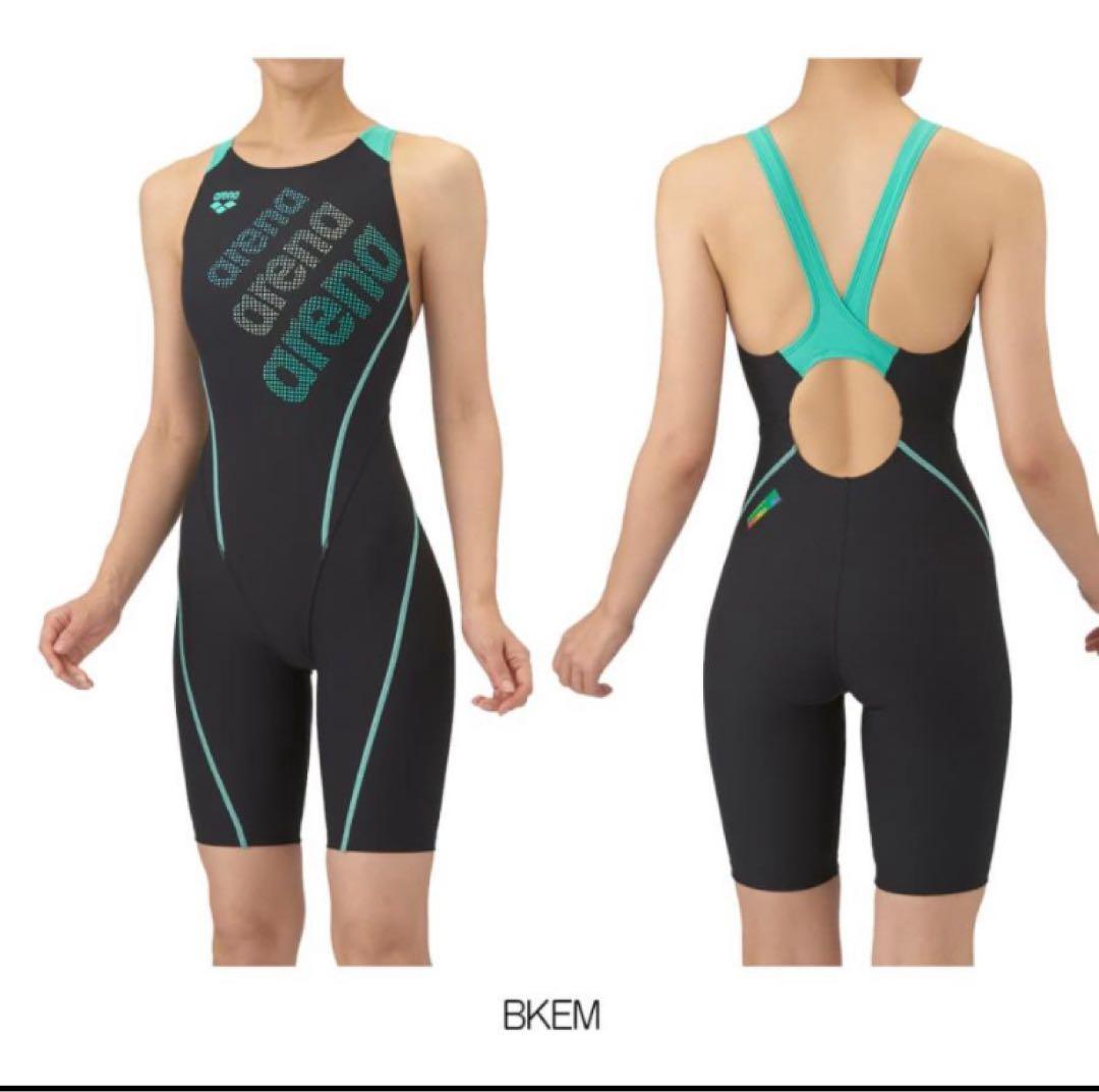 新品2025年販売モデルarena 競泳用水着 Lサイズ 黒・エメナルドグリーン