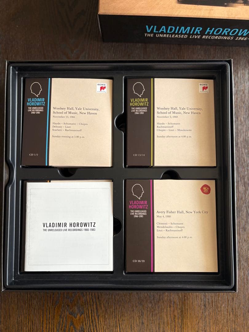 【極美品/廃盤】ホロヴィッツ 未発表ライヴ録音集 1966-1983 50枚組