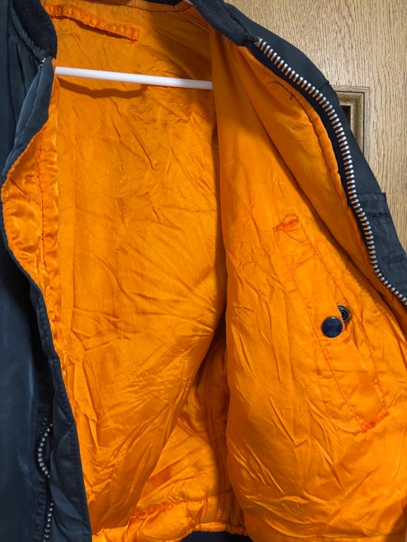 AVIREX MA-1ジャケット ネイビー