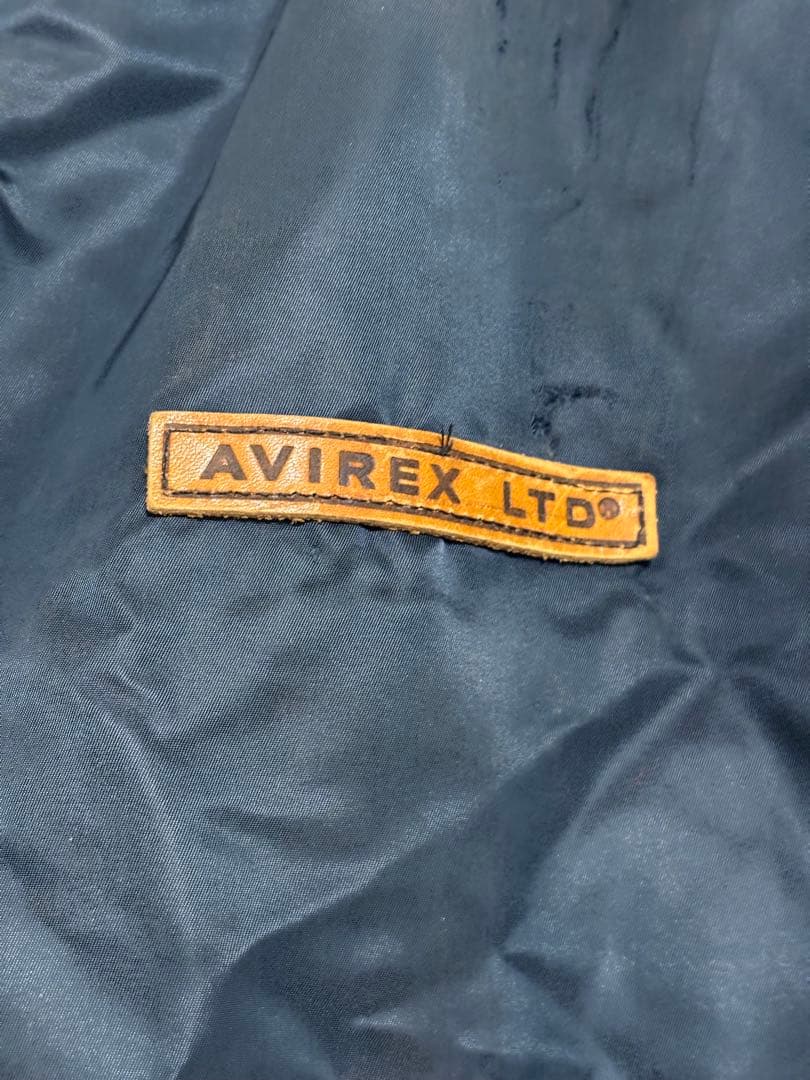 AVIREX MA-1ジャケット ネイビー