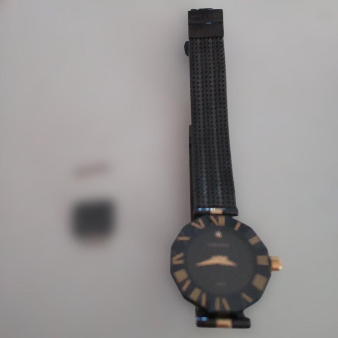 CENTURY レディース 腕時計 ブラック/ゴールド