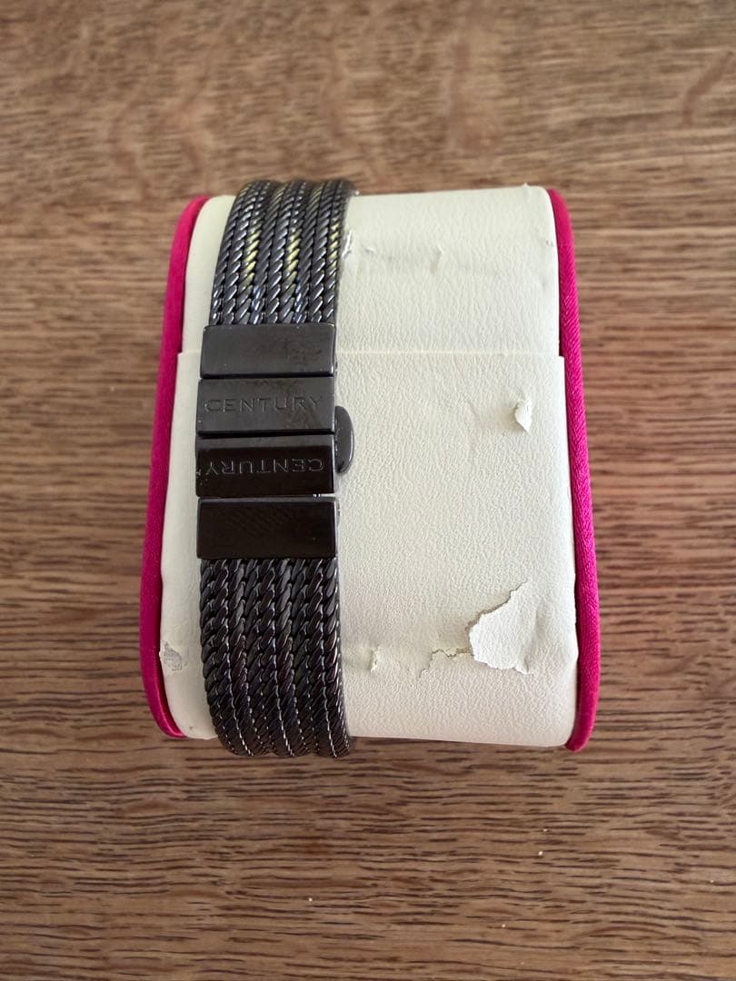 CENTURY レディース 腕時計 ブラック/ゴールド