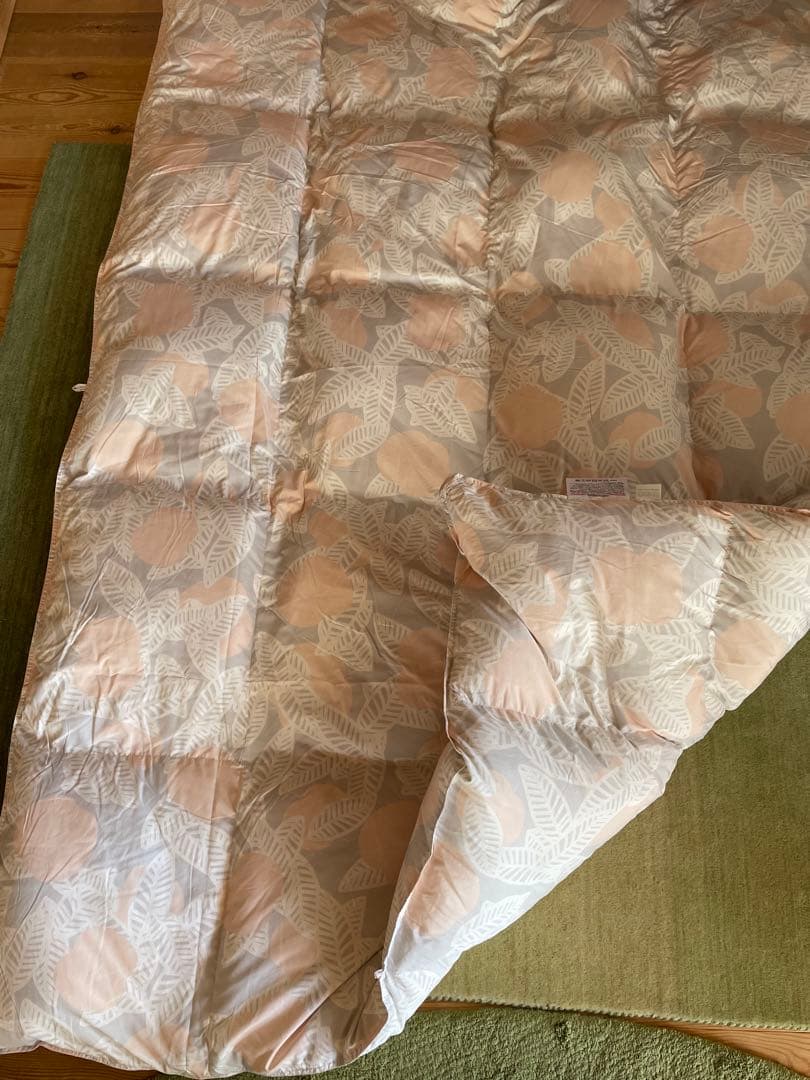 日本製　羽毛布団　シングル　イングランド産ホワイトダウン90% 1.3kg 2枚