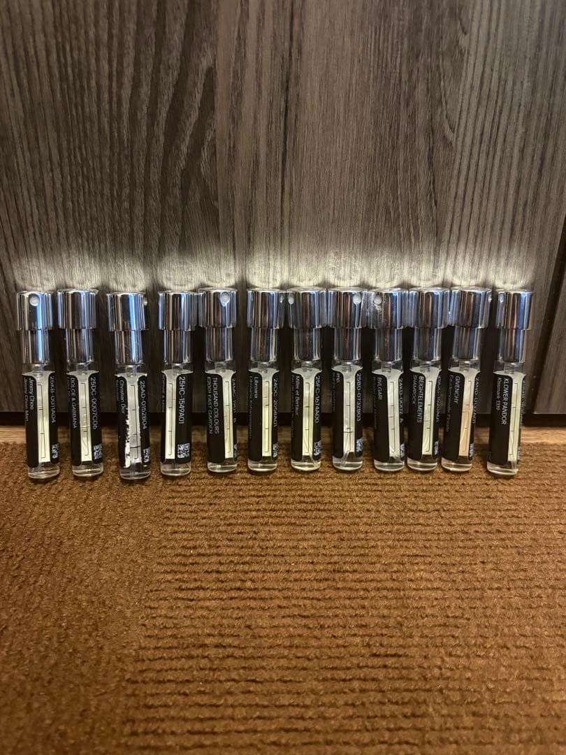 coloria ユニセックス香水 12本セット　ケース2本付き