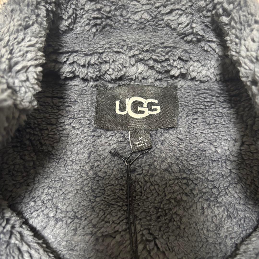 【激レア】タグ付き新品　UGGグレーハーフジップスウェットフリース 日本未発売✨