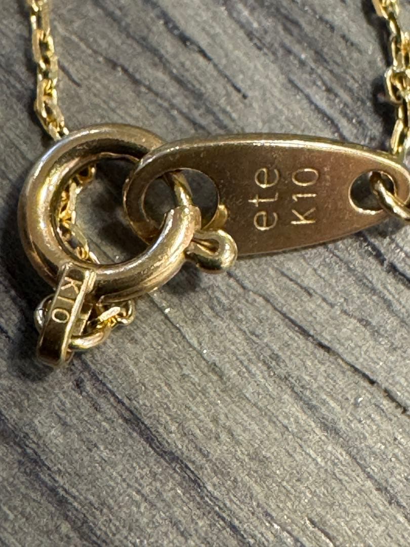 ete k10 星モチーフ ネックレス