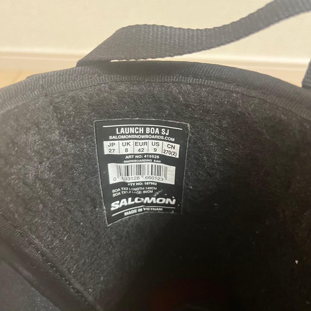 【美品】Salomon LAUNCH BOA® SJ BOA® 27センチ