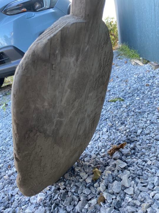 船を漕ぐオール(木製)