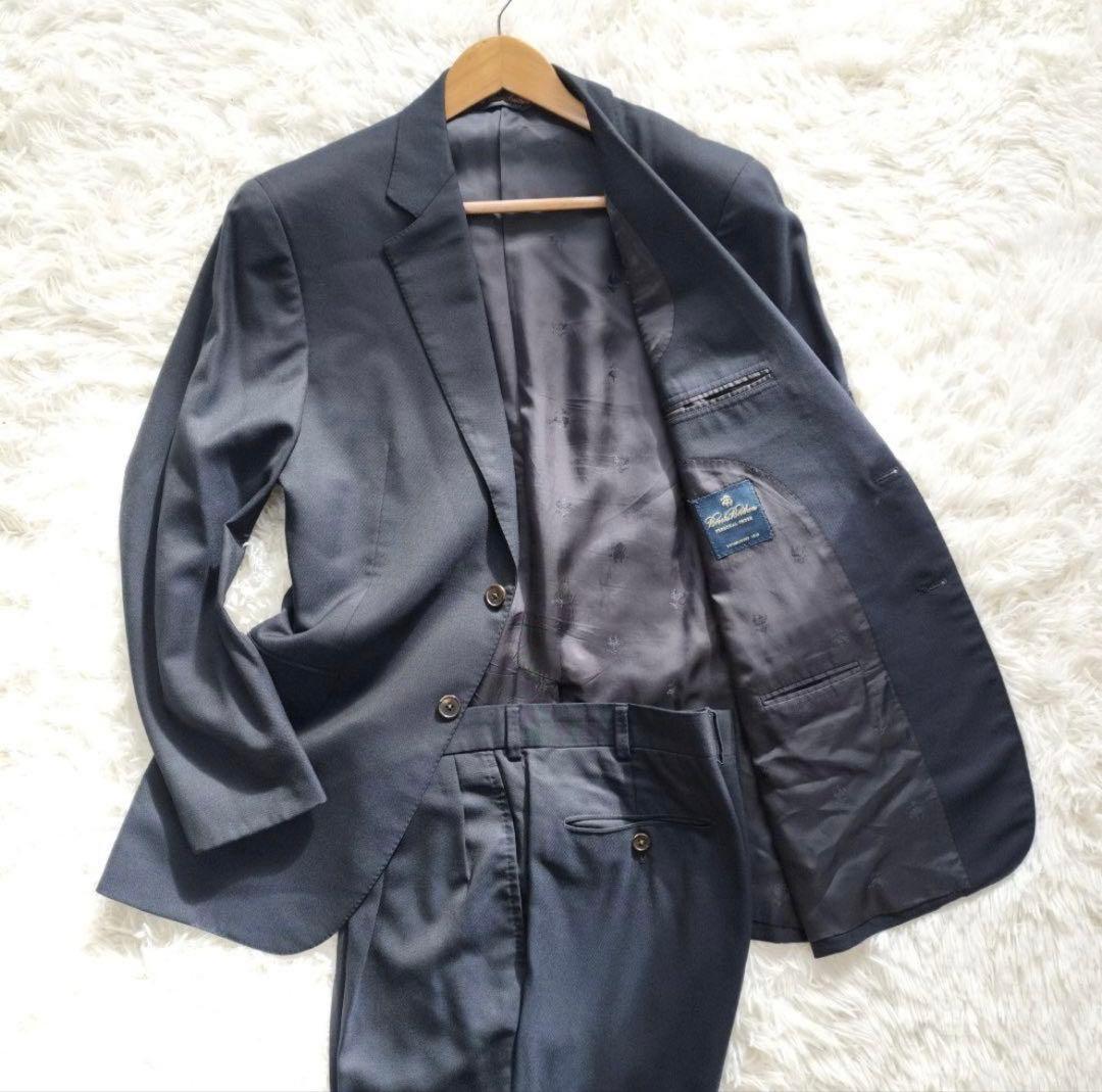 【良品】ブルックスブラザーズ セットアップ ゼニア イタリア高級生地 ネイビー