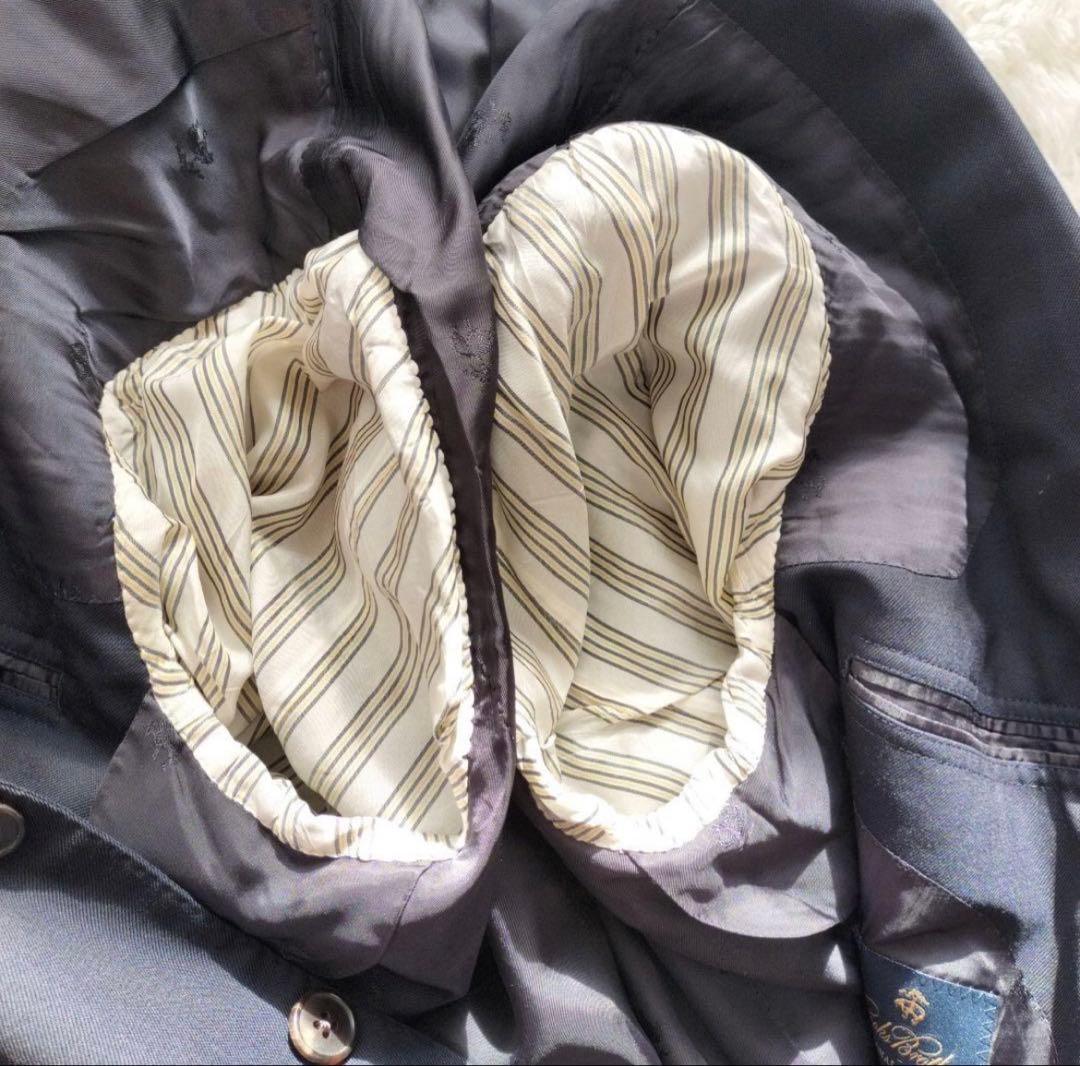 【良品】ブルックスブラザーズ セットアップ ゼニア イタリア高級生地 ネイビー