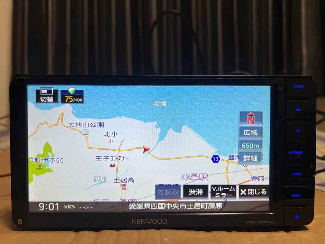 カーナビ KENWOOD MDV-S707W MAP DATA 2020