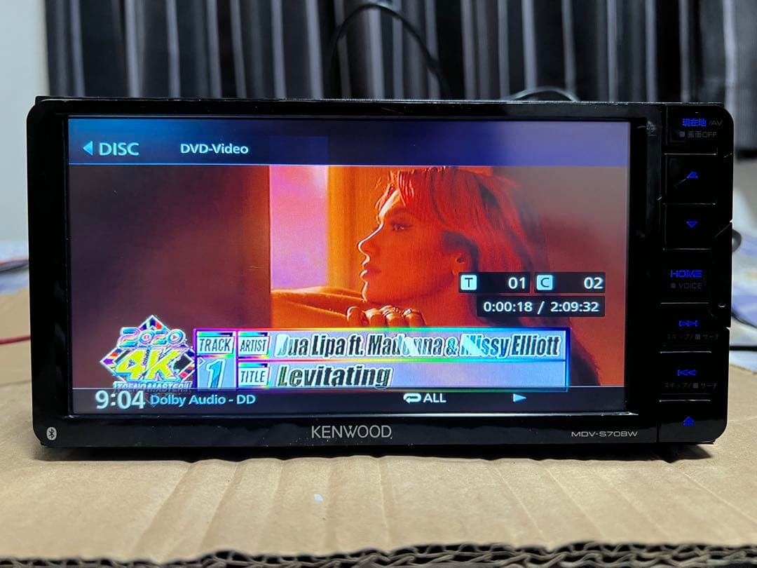 カーナビ KENWOOD MDV-S707W MAP DATA 2020