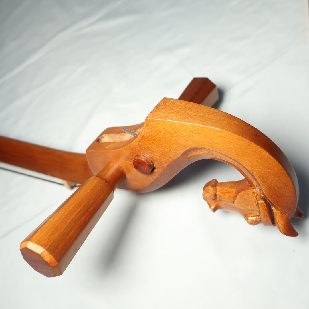 馬頭琴 弓 付属 全長約68cm 民族楽器