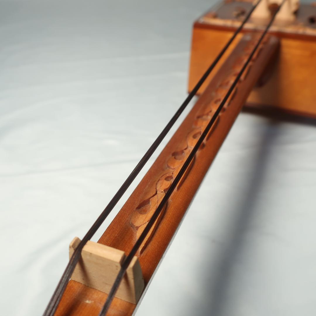 馬頭琴 弓 付属 全長約68cm 民族楽器
