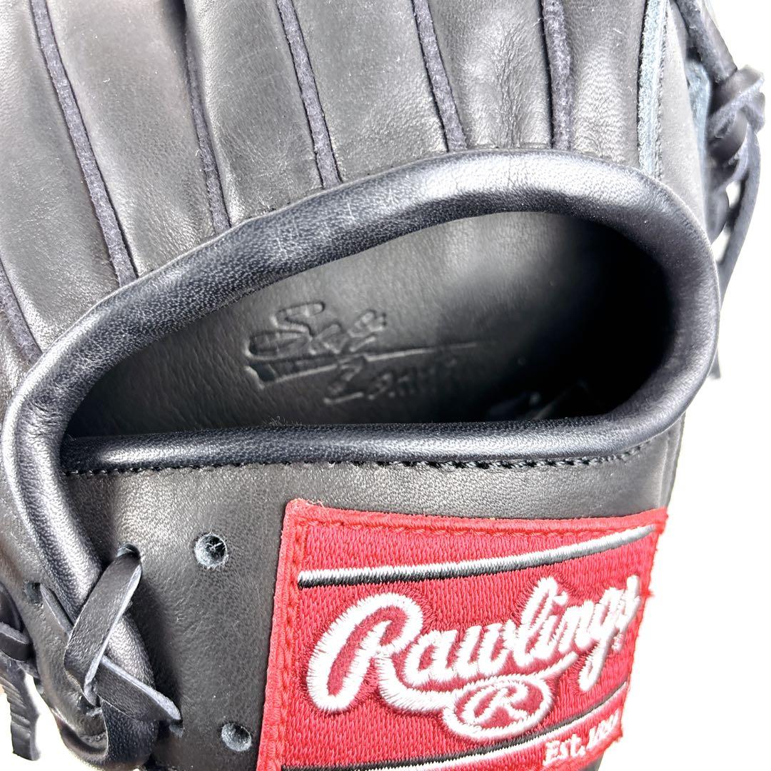 【ジューシー】　Rawlings Pro Model 軟式グローブ 黒