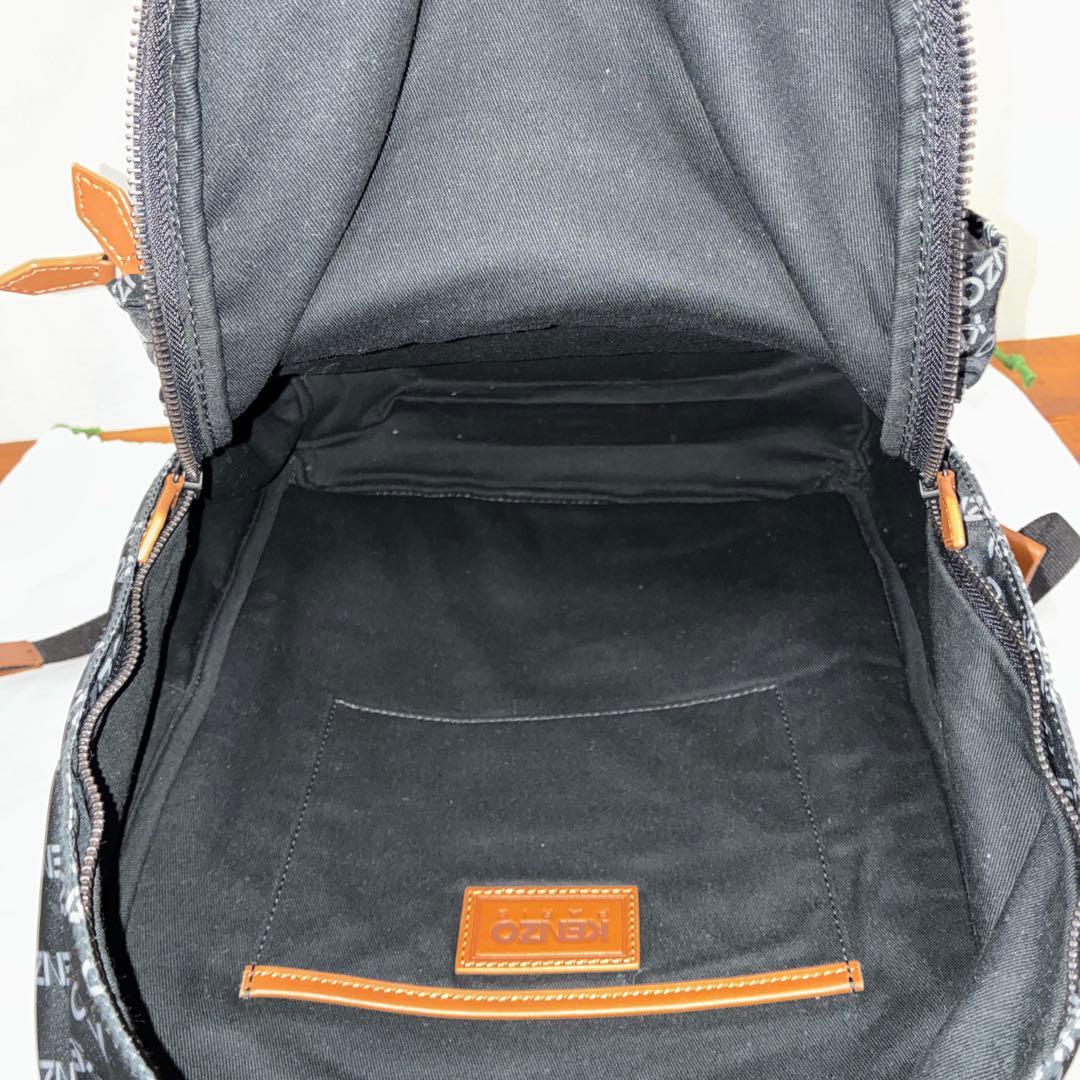 【美品】KENZO　保存袋付き　A4収納 ケンゾー リュック　バックパック