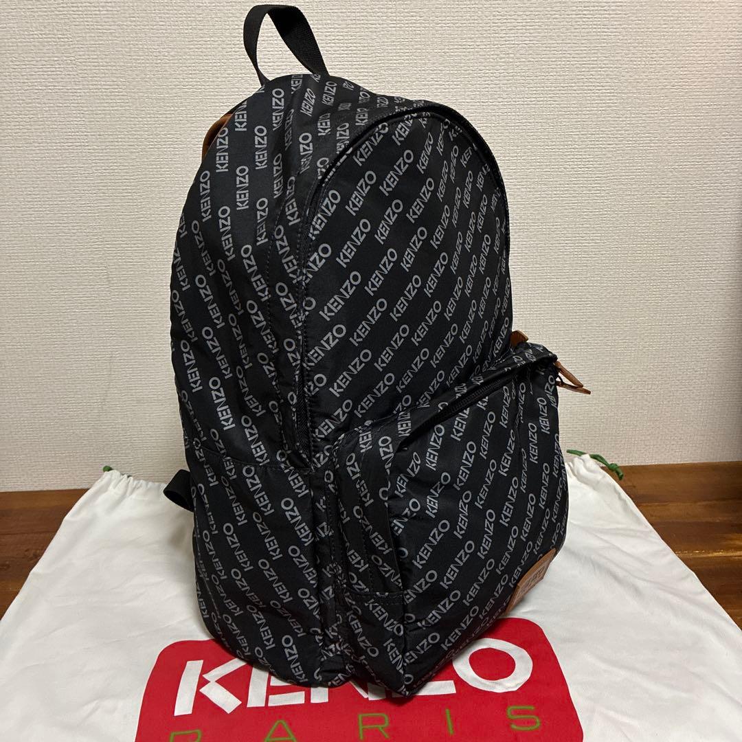 【美品】KENZO　保存袋付き　A4収納 ケンゾー リュック　バックパック