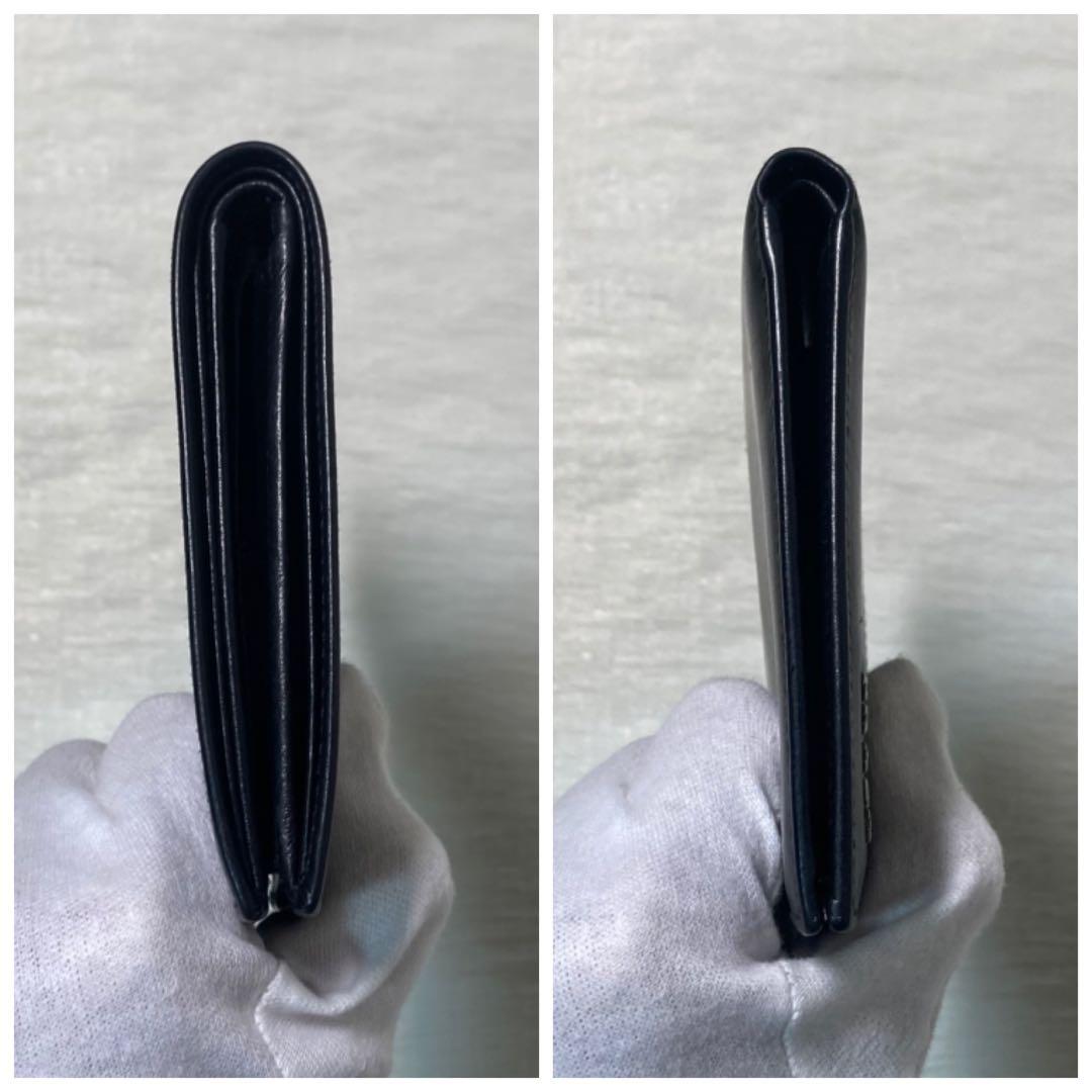 早い者勝ち　美品　PRADA プラダ　二つ折り　財布　黒　お札入れ　小銭入れ