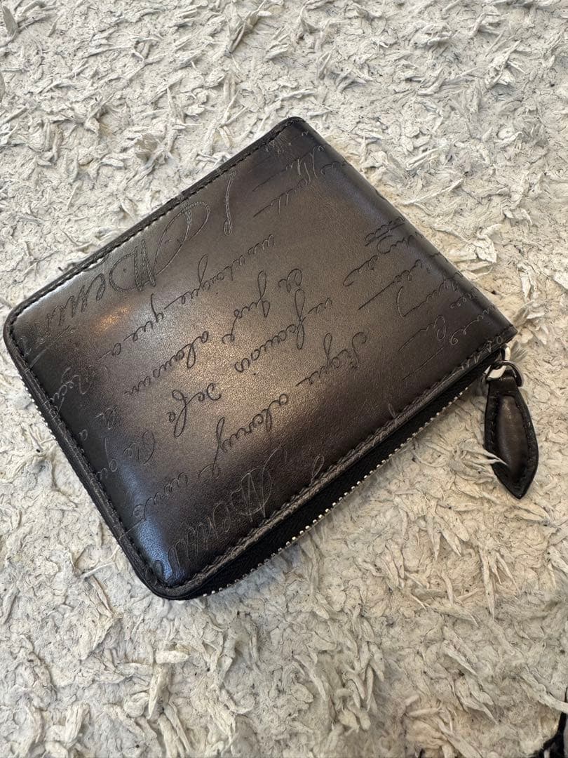 Berluti ベルルッティ　イタウバ　スクエア　財布　ラウンドジップ