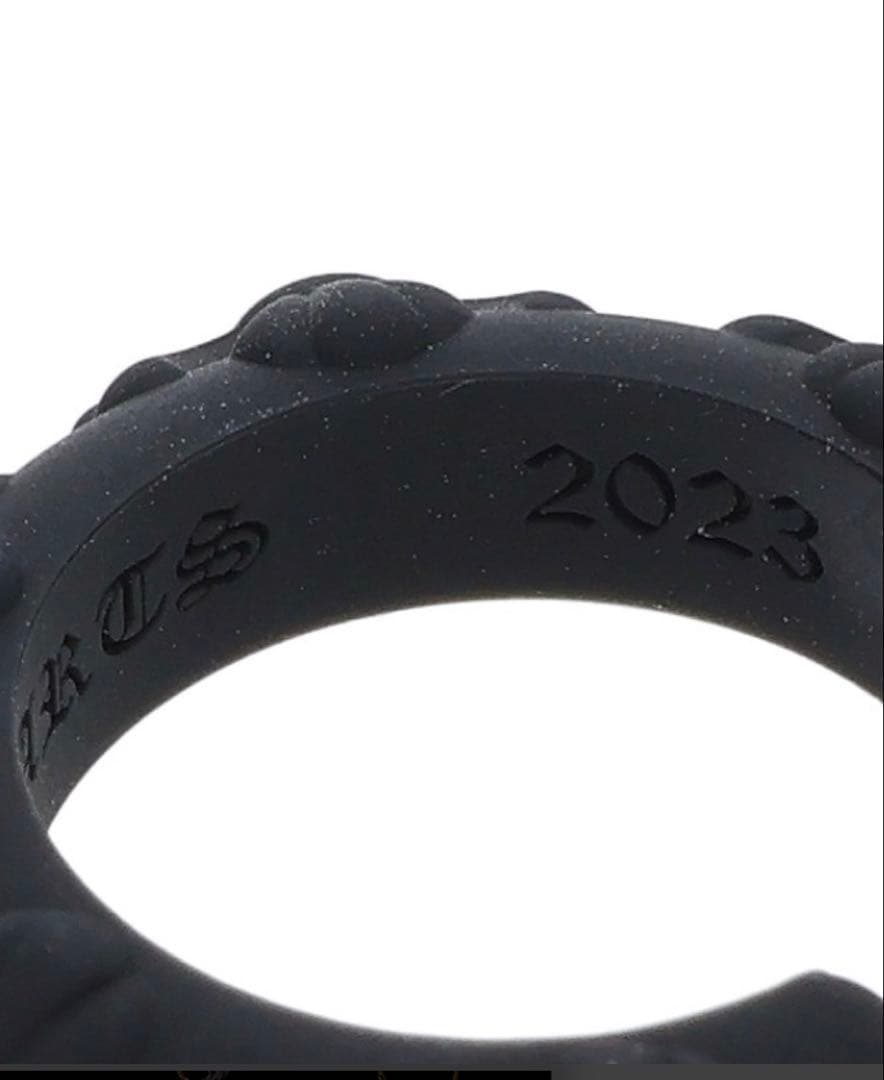 Chrome Heartsシリコンフープピアス ブラック 片耳　新品未使用