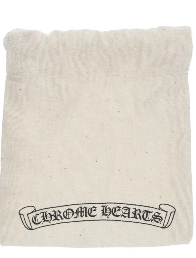 Chrome Heartsシリコンフープピアス ブラック 片耳　新品未使用