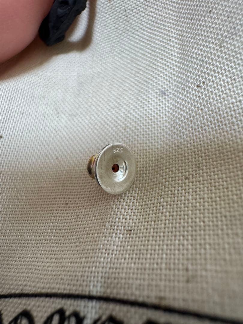 Chrome Heartsシリコンフープピアス ブラック 片耳　新品未使用