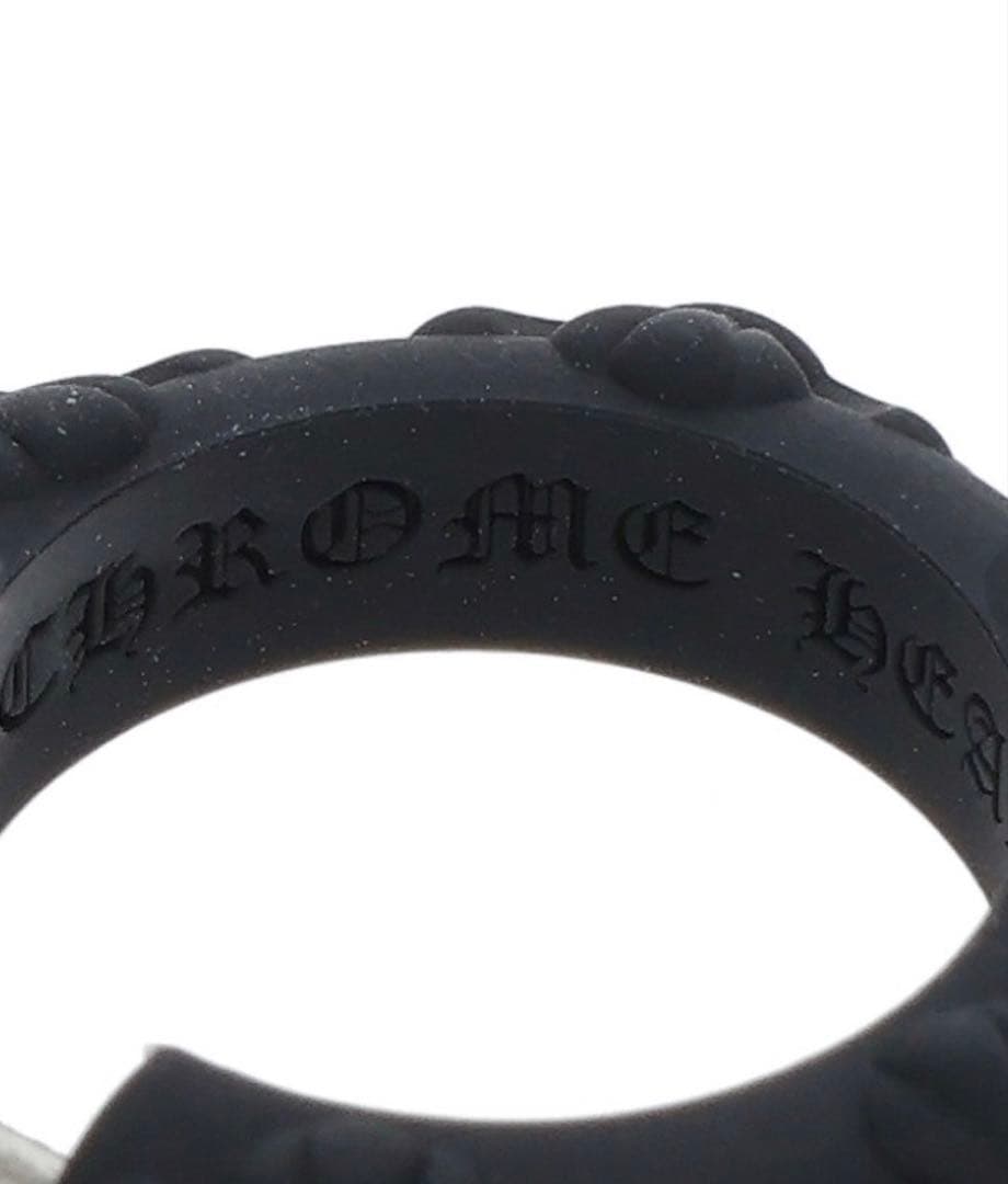 Chrome Heartsシリコンフープピアス ブラック 片耳　新品未使用